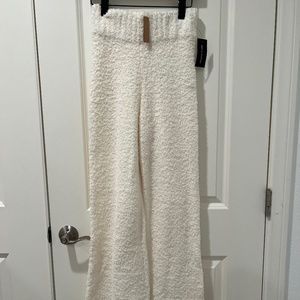 SKIMS Cozy Knit bouclé pants - Bone NET A PORTER